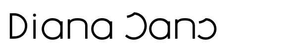 Diana Sans font preview